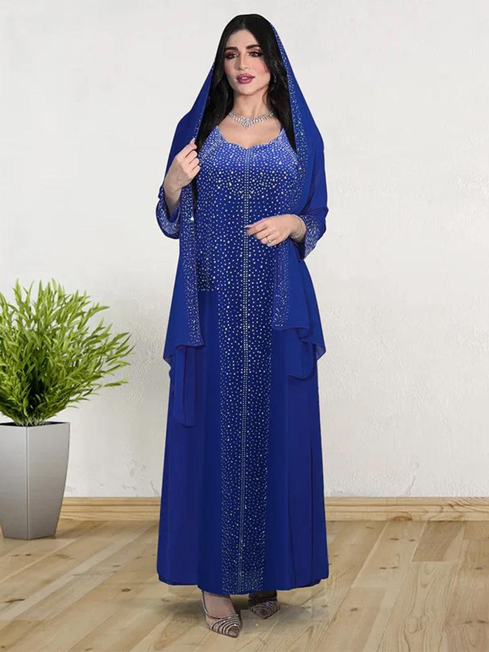 Cobalt Blue Kaftan