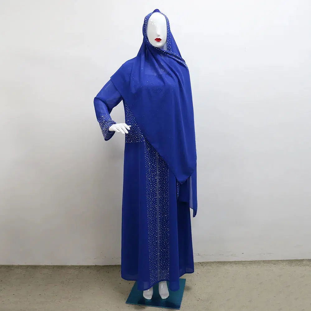 Cobalt Blue Kaftan