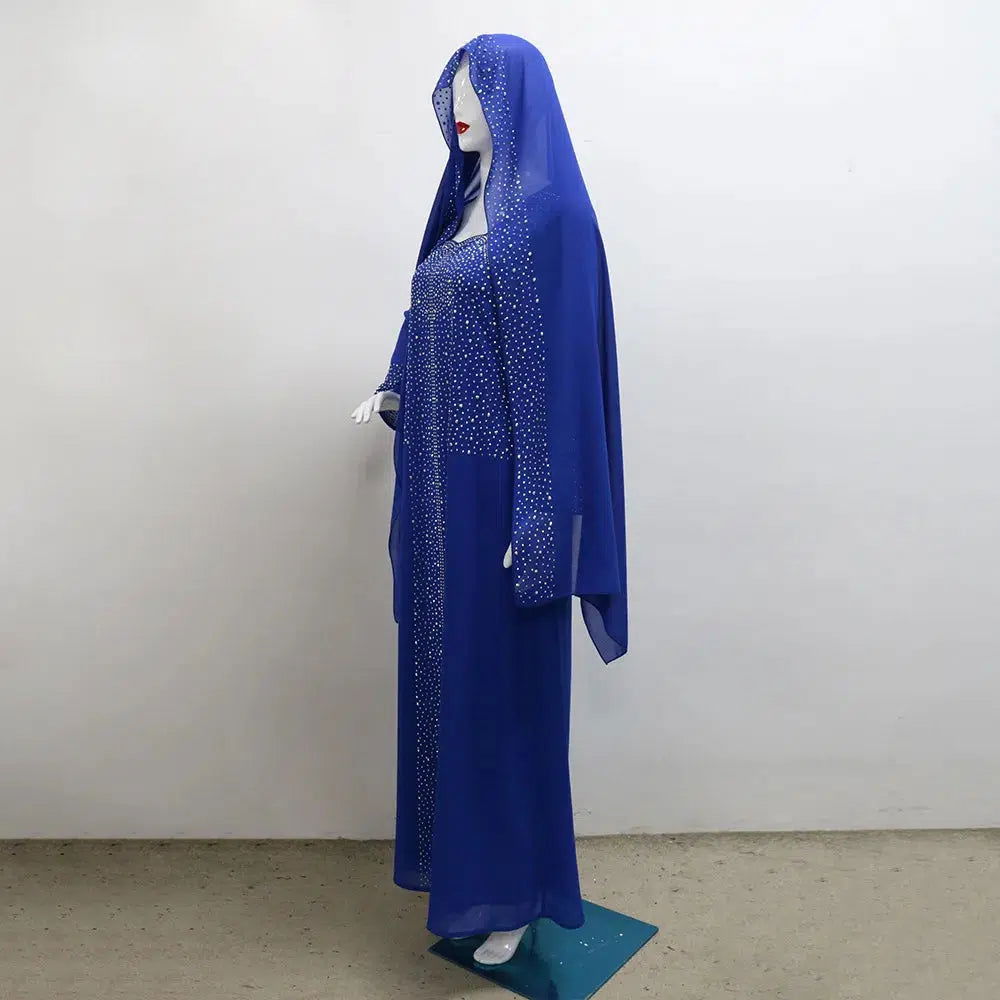 Cobalt Blue Kaftan
