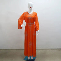 Thumbnail for Orange Kaftan Dress