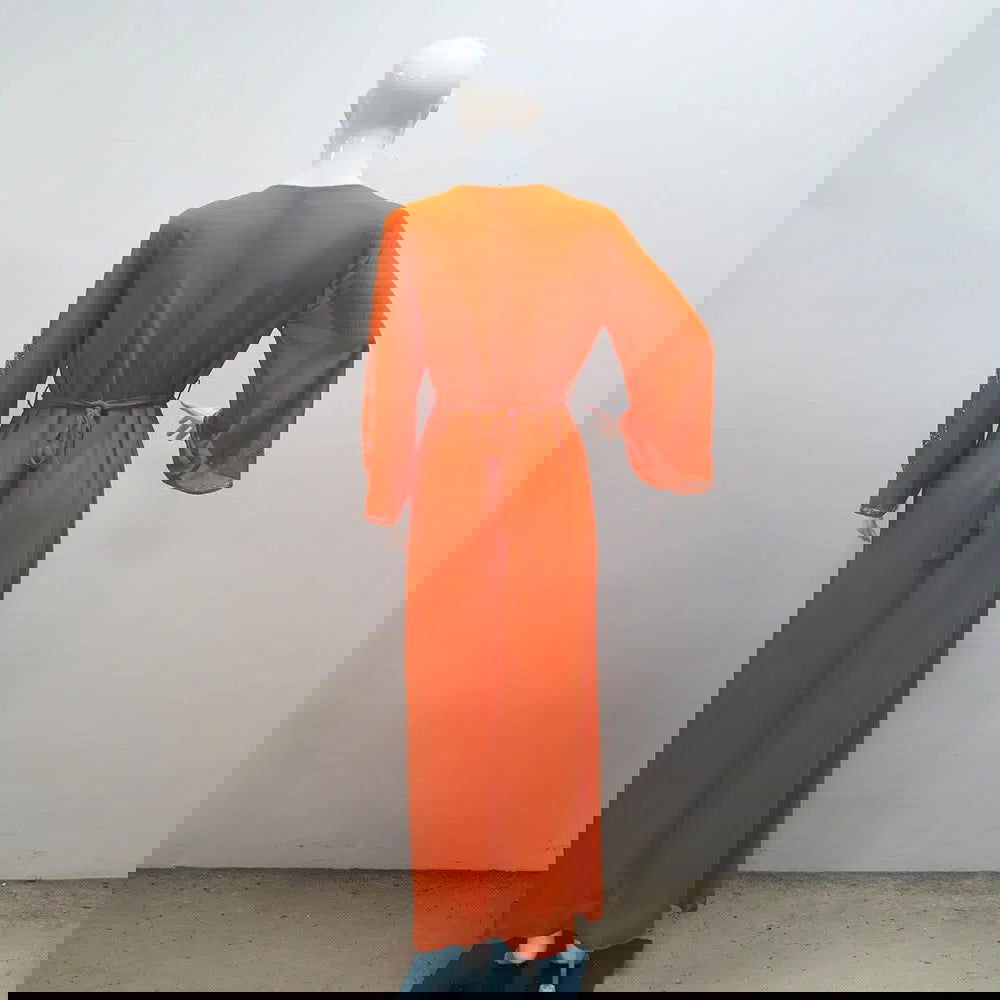 Orange Kaftan Dress