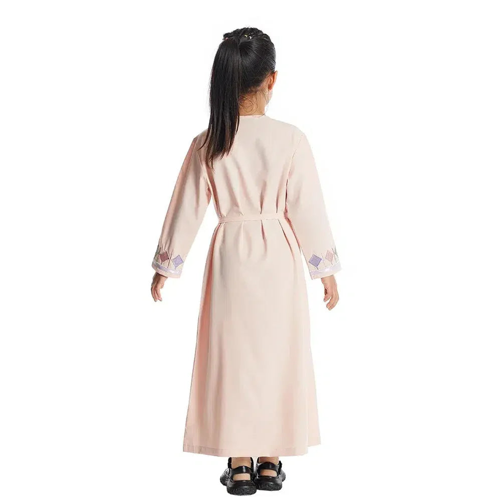 Rosa Kaftan für Mädchen