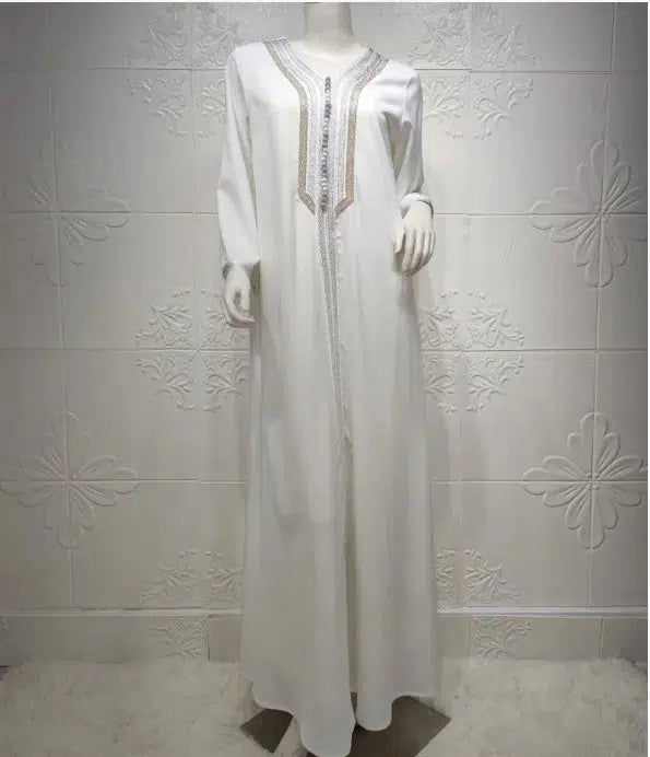 Weißer Braut Kaftan